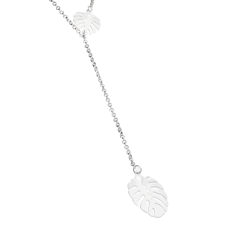 Naszyjnik srebrny dwie monstery/rolo A6 07570383-00 próba 925