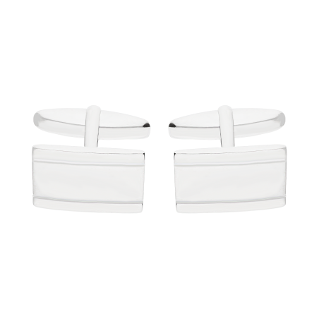 Srebrne Spinki do Mankietów Żłobione pr. 925 - JubilerSezam.pl