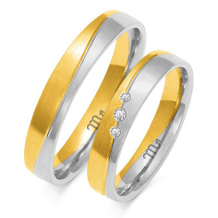 Obrączki ślubne z diamentami nr ZO A-217