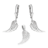 Komplet srebrny kolczyki i zawieszka ażurowe skrzydło z cyrkoniami OL ZS-EP550 próba 925