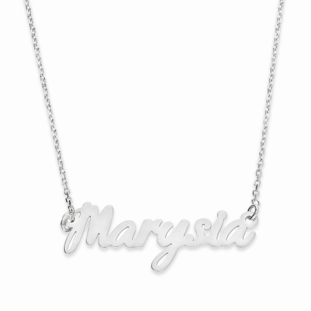Naszyjnik srebrny imię Marysia/anker AT637 ROD Marysia próba 925