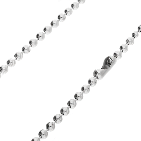 Naszyjnik ze stali kulki bead EX CP01