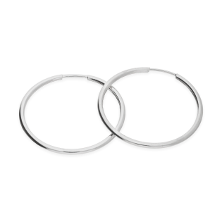 Kolczyki srebrne kółka szarniry 30mm M3 KSZ-30mm-1,5 ROD próba 925