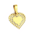 Serduszko złote ażurowe z mniejszym sercem CI 5951 próba 585
