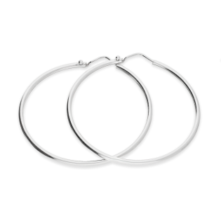 Kolczyki srebrne kółka szarniry 45mm NI KSZ-45mm-2,00 ROD próba 925