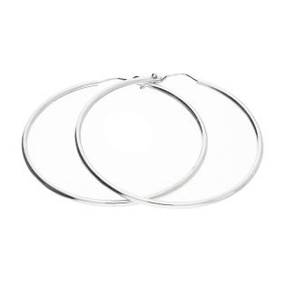 Kolczyki srebrne kółka szarniry 50mm NI KSZ-50mm-2,00 ROD próba 925