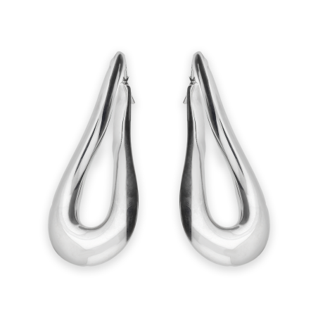 Kolczyki srebrne ósemki wypukłe/ang.zap. NI ORN11465 ROD próba 925