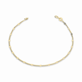 Bransoleta złota pancer+blaszki OS ALFR5+1 040 próba 585