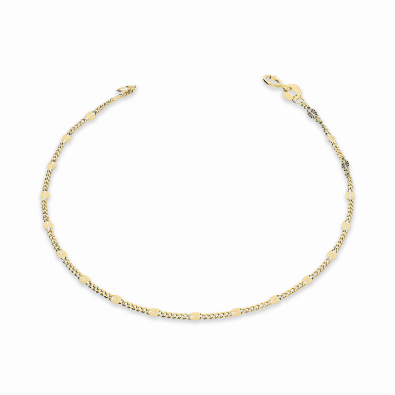 Bransoleta złota pancer+blaszki OS ALFR5+1 040 próba 585