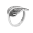 Pierścionek srebrny piórko oksyda SZ024 próba 925