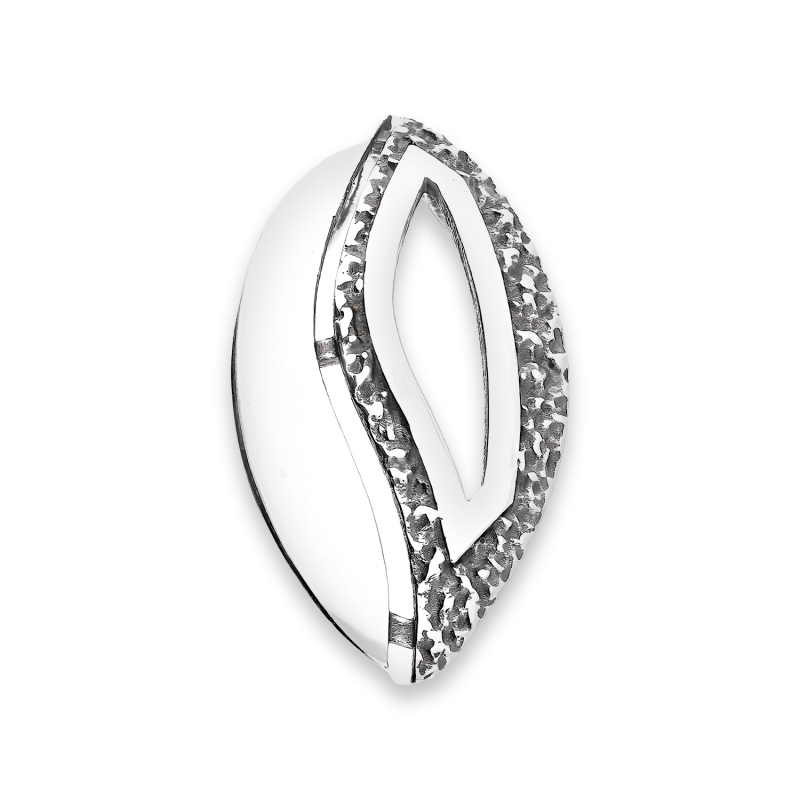 Zawieszka srebrna fala z młotkowaniem SZ339 próba 925