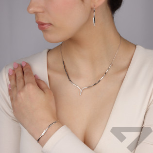 Kolczyki srebrne gładka blaszka i blaszka z cyrkoniami/big.zam. PW360-1 ROD próba 925