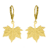 Kolczyki pozłacane liść klonu/big.zam. JZ 10291113 próba 925
