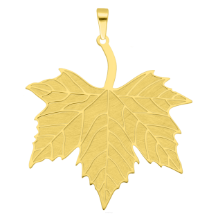 Zawieszka pozłacana liść klonu JZ 10291613 próba 925