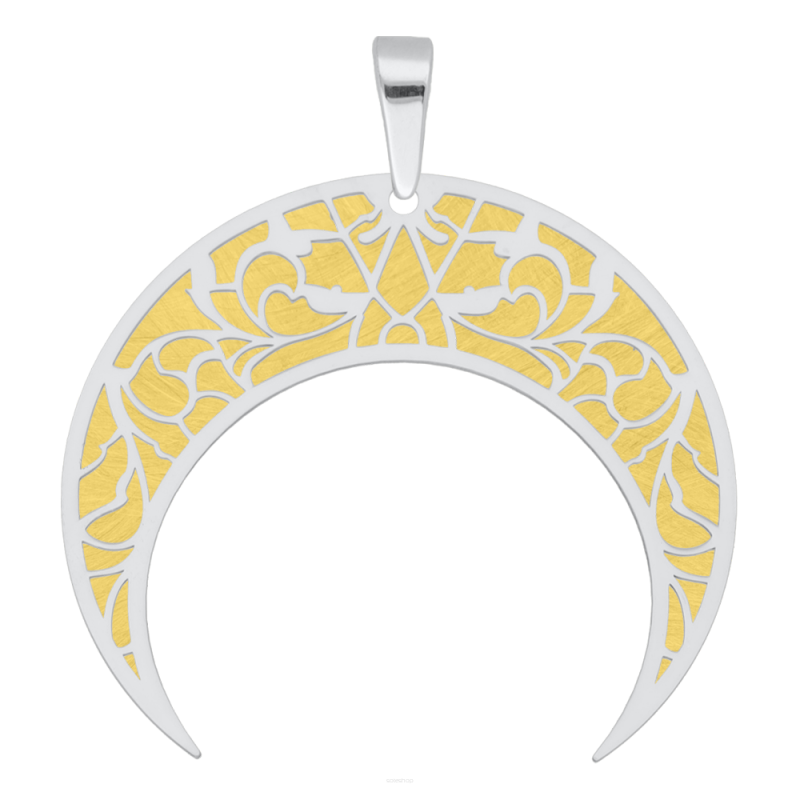 Zawieszka srebrna z matowym zdobieniem JZ 10250623 próba 925