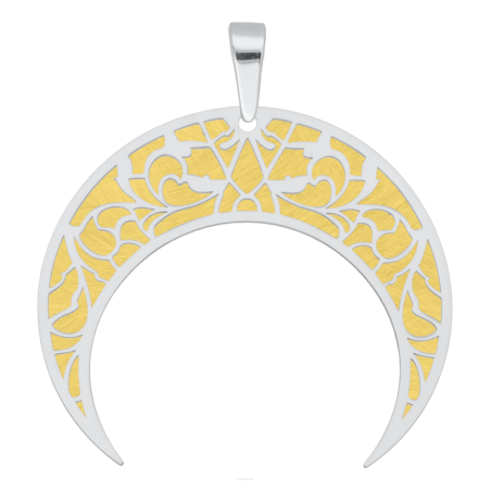 Zawieszka srebrna z matowym zdobieniem JZ 10250623 próba 925