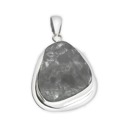 Zawieszka srebrna serafinit Syberia grey GX-seraf-31 próba 925