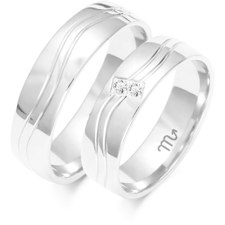 Obrączki ślubne nr ZO O-122