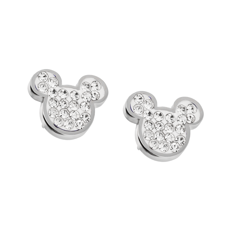 Kolczyki dla dziewczynki Myszka Mickey z białymi cyrkoniami/sztyft DK E600178RWL-B.CS