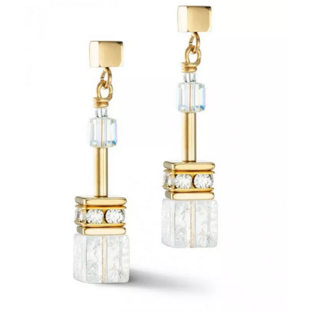 Kolczyki Coeur de Lion 1416 White-Gold CT 3018-21-1416