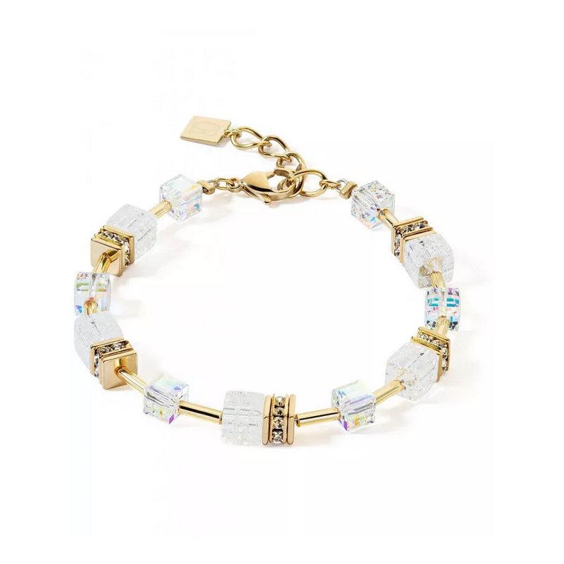 Bransoletka Coeur de Lion White-Gold - Kryształy Swarovski - JubilerSezam.pl