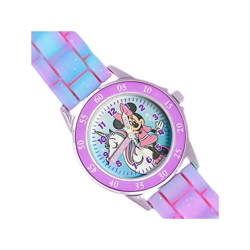 Zegarek Disney Myszka Minnie Jednorożec - Dziecięcy DK MN9072 - JubilerSezam.pl