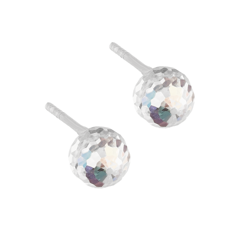 Kolczyki srebrne GRACE z kryształem Swarovski RD 2 R104-1 próba 925