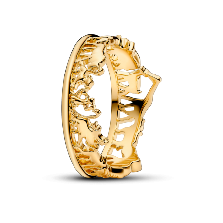 Pierścionek Król Lew Disney Pandora pozłacany - JubilerSezam.pl
