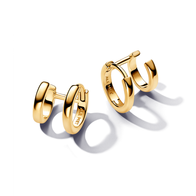 Złote Kolczyki Koła Pandora 263280C00 - JubilerSezam.pl