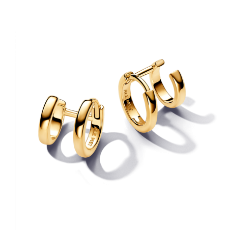 Podwójne kolczyki kółka Pandora 263280C00