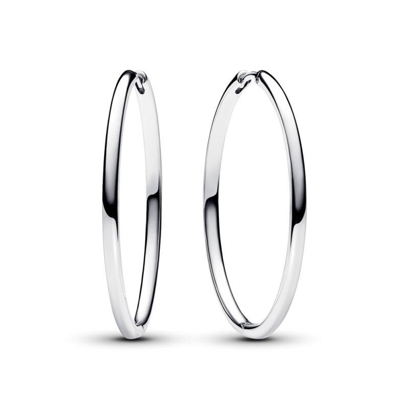 Kolczyki Pandora Moments Obręcze 40 mm - JubilerSezam.pl