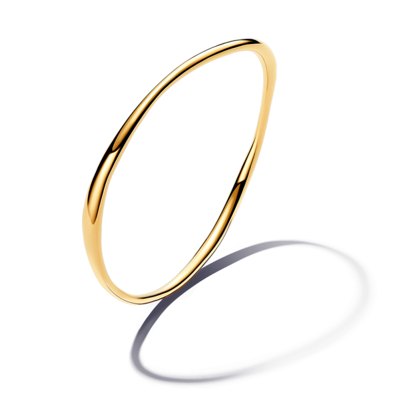 Bransoletka bangle Pandora o organicznym kształcie 563317C00