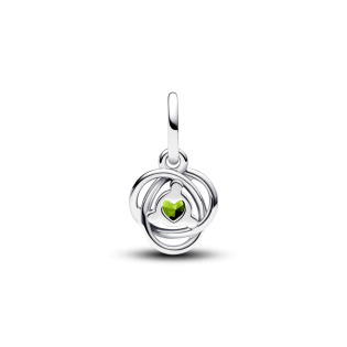 Charms-zawieszka Jasnozielony symbol wieczności 793125C08