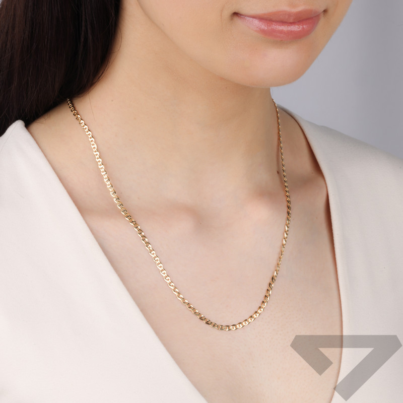 Łańcuszek złoty splot typu gucci 3 mm próba 585