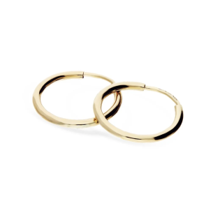 Kolczyki złote kółka szarniry 17mm  M3 BSC-LTE0001-15M-0,80 próba 585