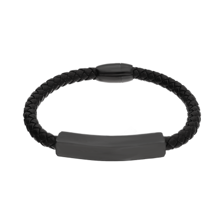 Bransoleta męska prostokątna kwadratowa rurka HS H-COOL065