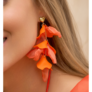 Kolczyki By Dziubeka Blossom KBL1854 - Kwiatowy Urok - JubilerSezam.pl