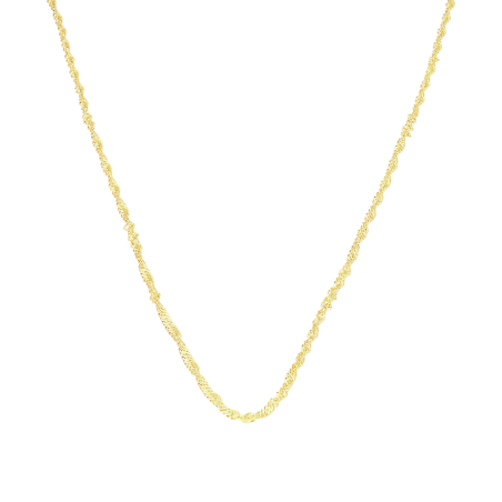 Łańcuszek pozłacany singapur PW 1450-025 GOLD próba 925