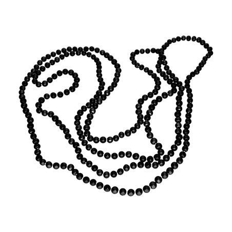 Naszyjnik z Perłami Benzyna 7mm - JubilerSezam.pl