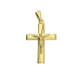 Krzyżyk pozłacany z wizerunkiem Pana Jezusa