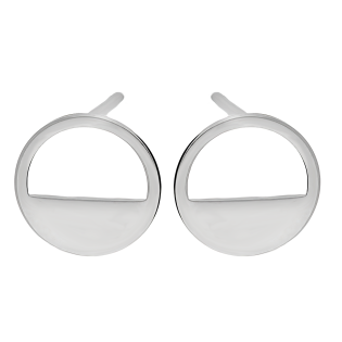 Kolczyki srebrne półkółko/sztyft JZ 11083120 próba 925