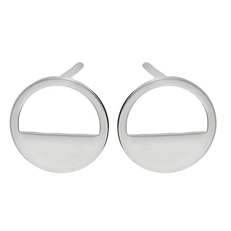 Kolczyki srebrne półkółko/sztyft JZ 11083120 próba 925