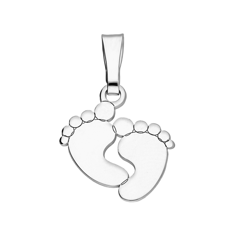 Srebrna Zawieszka Stópki pr. 925 - JubilerSezam.pl