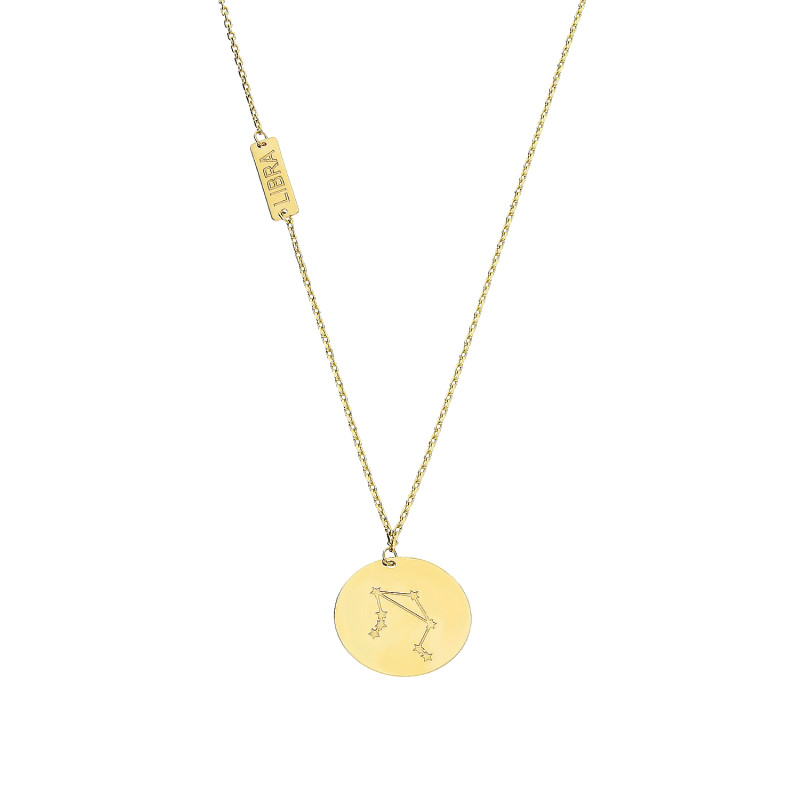 Naszyjnik złoty gwiazdozbiór-waga/rolo AR VX5FOR6N7023-IV-9-LS próba 375