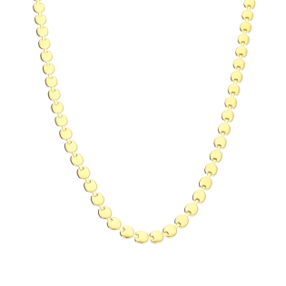 Pozłacany Naszyjnik Srebrny Składak Blaszki pr. 925 - JubilerSezam.pl