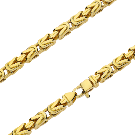 Łańcuszek złoty splot królewski AR FUNB0418-5mm próba 585