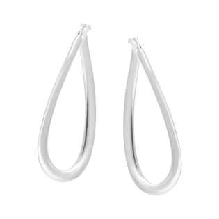 Kolczyki srebrne skręcany gładki owal/ang.zap. M3-481 ROD próba 925