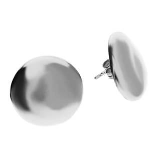 Kolczyki srerbne pinezka blask 20mm  PW258 ROD próba 925