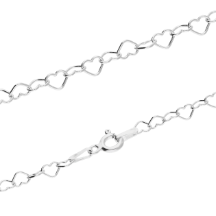 Łańcuszek serca BC 7233-045 ROD próba 925