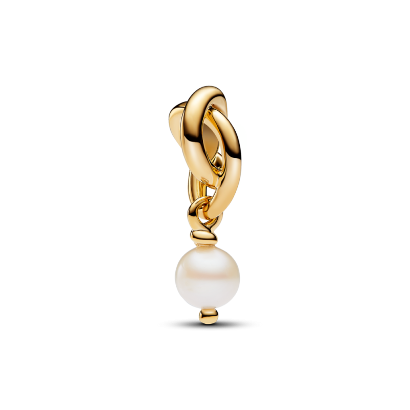 Charms Pandora Symbol Wieczności ze złotem i perłą - JubilerSezam.pl